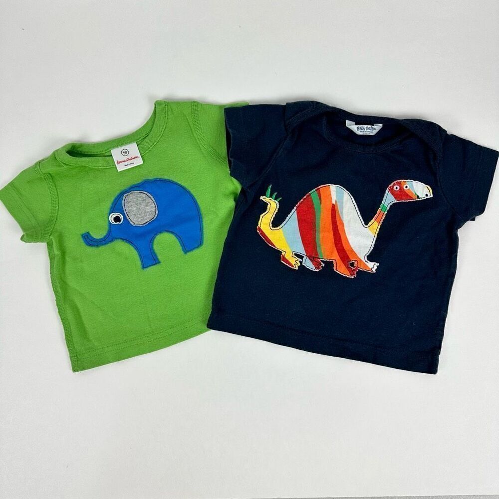 Baby Boden Hanna Andersson 0 to 3 month Applique Tees